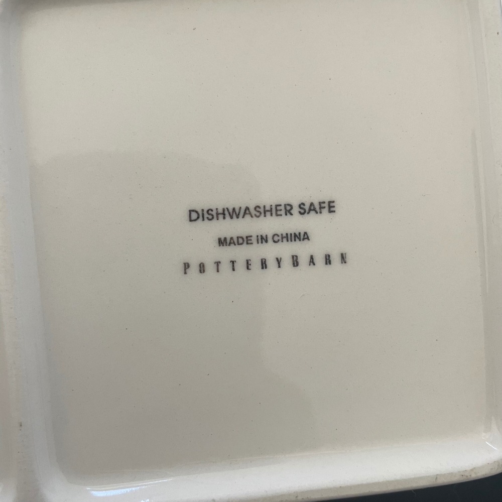 Pottery Barn Set of 3 Ceramic Serving Trays Dessert Cheese Charcuterie *READ - Picture 3 of 14